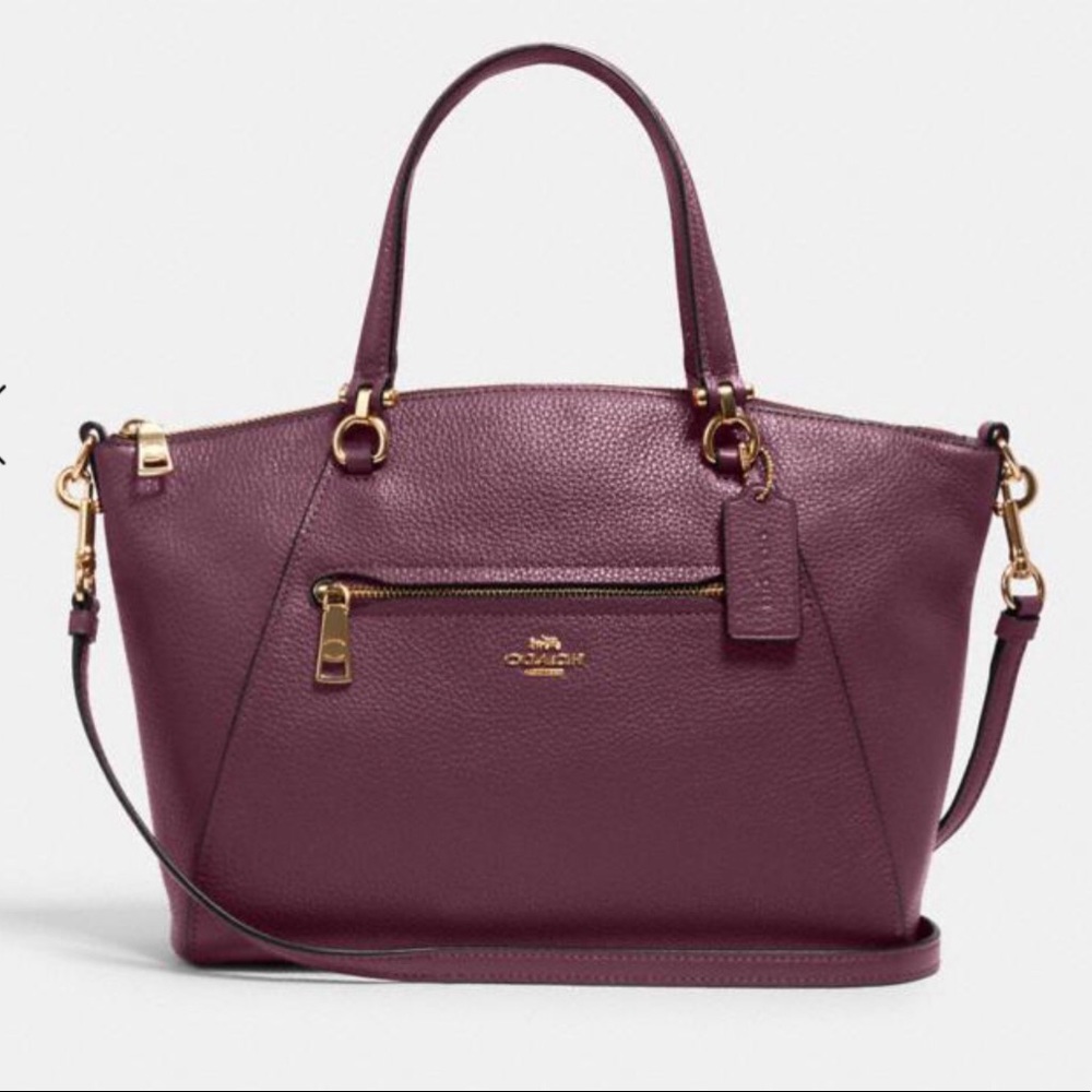 NIB COACH LEATHER PRARIE BAG